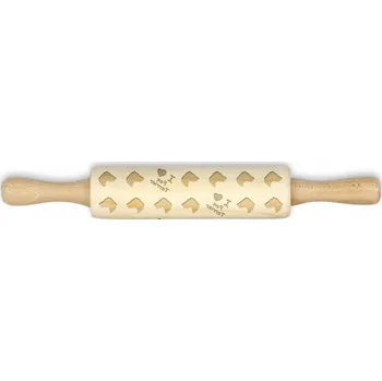 Váleček na těsto Foxteriér krátkosrstý - malý váleček se vzorem psa, váleček na těsto pro