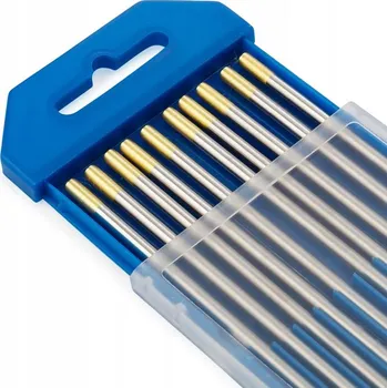 Příslušenství ke svářečce Wolframová elektroda zlatá 2,0 mm pro TIG svářečku AC/DC hliník lantan
