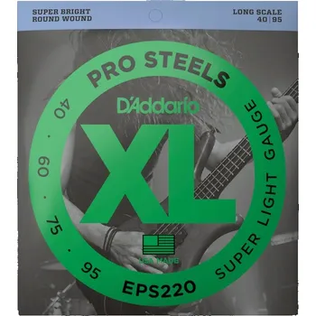 Struna pro kytaru a smyčcový nástroj D'Addario EPS 220 Pro Steels struny na kytaru