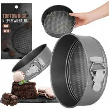 Forma na pečení Forma Na Dort kulatá 20 cm plech pečení forma na dort koláč L0