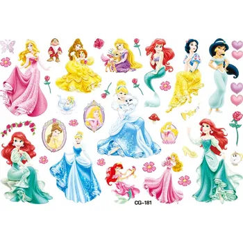 Odstranitelné tetování Smyvatelné tetování pro děti PRINCEZNY CG181