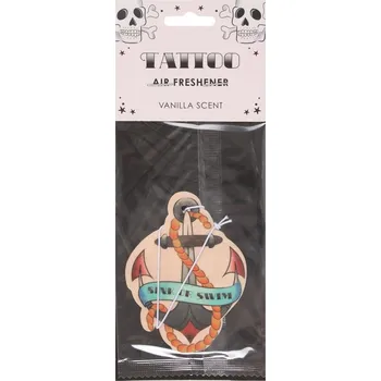 Vůně do auta Osvěžovač vzduchu Tetování Kotva - vanilka