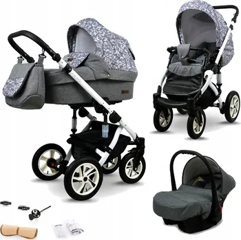 Kočárek Dětský kočárek 3v1 BabyLux Sky Lark sporťák korbička autosedačka