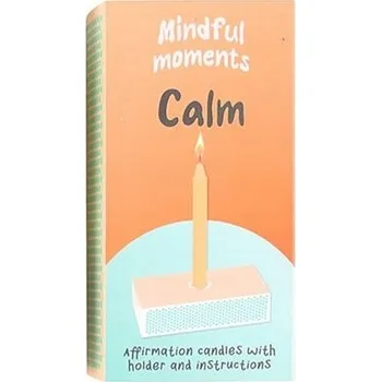 Svíčka Dekorativní parafinová svíčka CALM The Mindful Frog 3 ks