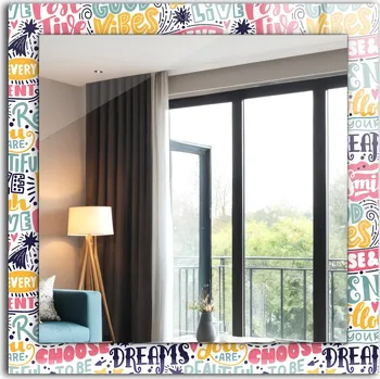 Zrcadlo Nástěnné Zrcadlo Tulup čtverec 600 x 600 mm