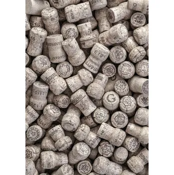 Obraz Plakát Zátky od šampaňského bez rámu 29,7 x 42 cm