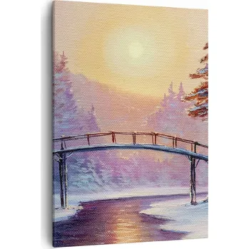 Obraz Obraz na plátně do obýváku ložnice 50x70 krajina obrazy na zeď canvas