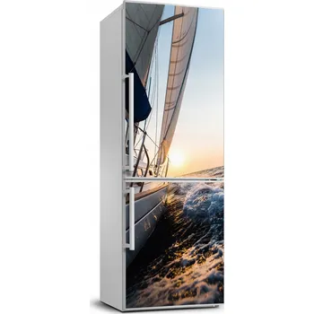 Tapeta Tapeta samolepící lednička Jachta na moři 70x190