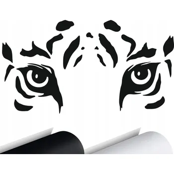 Samolepicí dekorace na vozidlo SAMOLEPKA na auto TYGR SPOJRZENÍ TYGR 8x15