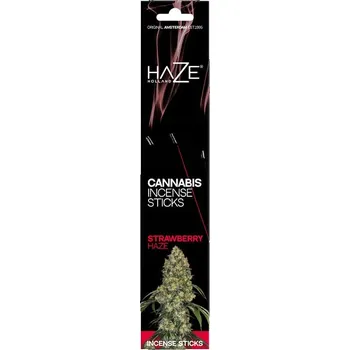 Čajovna Vonné tyčinky HaZe Cannabis Strawberry 15 ks