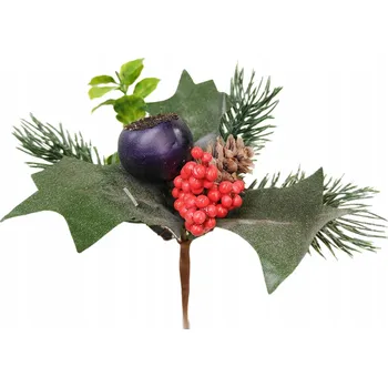 Vánoční dekorace Vánoční ozdobná větvička - dekorace na stromeček