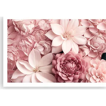 Obraz Obraz plakát do obýváku ložnice 91x61 květiny foto na zeď bez rámu