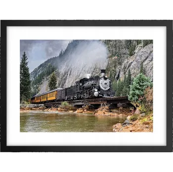 Obraz Obraz plakát v černém rámu do obýváku 40x30, foto plakáty na zeď