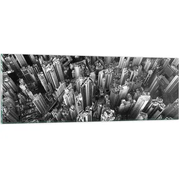 Obraz Obraz na skle do obýváku ložnice 90x30 architektura obrazy na zeď sklo