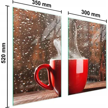 Kuchyňské prkénko Krájecí deska TMK ArtDeko sklo 2 ks