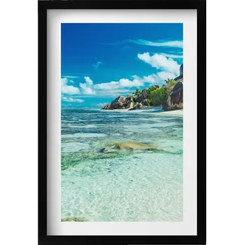 Obraz Dekorativní obraz na zeď do obýváku kuchyně Výhled na čistý oceán 40x60 cm