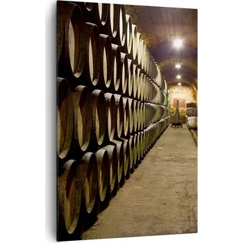 Obraz Velký obraz do obýváku XXL 80x120 Vinárna moderní, tištěný na plátně