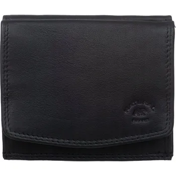 Peněženka Malá Pánská Peněženka RFiD Kožená Natural Brand Černá