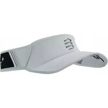 Podprsenka Sportovní kšilt pro běhání Compressport Visor Ultralight bílý