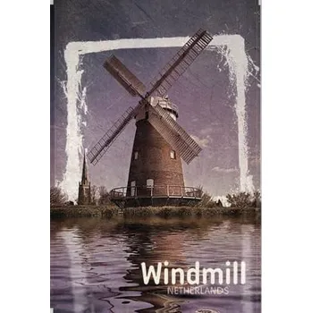 Obraz Cedule Netherlands - Windmill 3