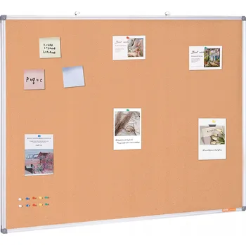 Kancelářský nábytek Korková tabule 120x90 cm, hliníkový rám v barvě hliníku