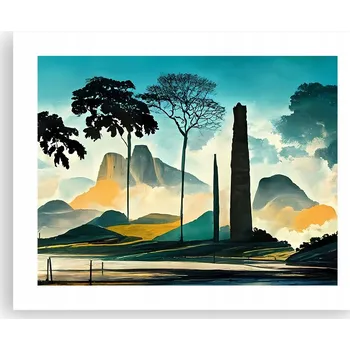 Obraz Obraz plakát na zeď bez rámu 50x40 krajina foto plakáty do obýváku ložnice