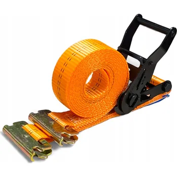 autokoberec Transportní popruhy 8m / 2T / 35mm s ráčnou a hákem pro lištu