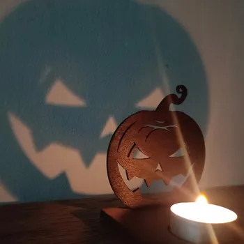 Svícen Halloweenský svícen na čajové svíčky