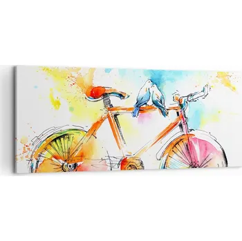 Obraz Foto obraz na plátně 100x40 abstrakce do obýváku ložnice na zeď velký