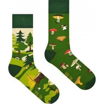 Dámské oblečení Spox Sox Ponožky Houby vícebarevné velikost 40-43