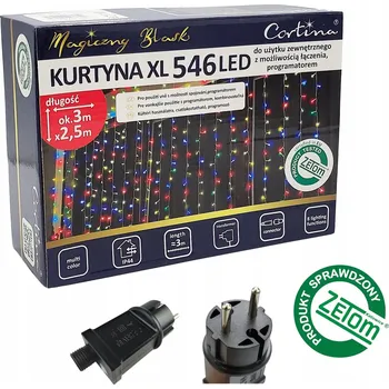 Vánoce Vánoční osvětlení na stromeček Cortina venkovní 3 m 501 - 1000 světel