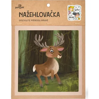 Textilní nažehlovací páska Lesní svět Nažehlovačka M 045 - Jelen