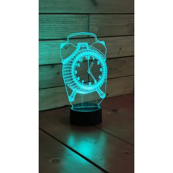 Lampička Lampička Led Budík Dálkový Ovladač