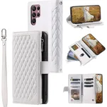 Pouzdro na Samsung Galaxy S25 Ultra Luxury Double Layer bílé