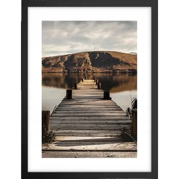 Obraz Obraz plakát v černém rámu do obýváku 30x40 krajina plakáty na zeď
