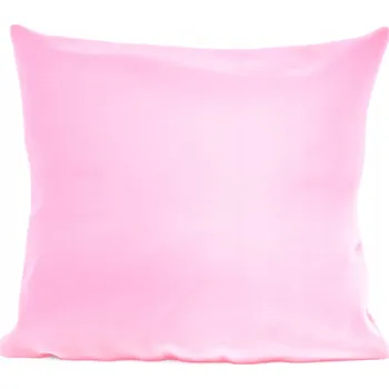 Povlečení RŮŽOVÝ SATÉNOVÝ POVLEK NA POLŠTÁŘ SE ZIPEM 40X40
