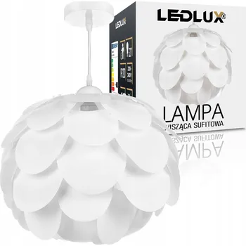 Závěsné svítidlo LEDLUX bílé E27 1-bodové 120 cm plast