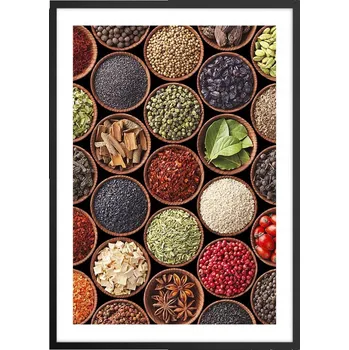 Obraz Plakát v černém rámu do obýváku, ložnice 50x70 gastronomie obraz