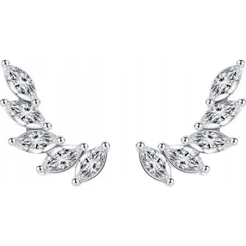 Náušnice Fraise náušnice Křídla stříbro 925 se zirkony
