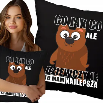 Polštář POLŠTÁŘ PRO NEJLEPŠÍ HOLKU K VALENTÝNU DÁREK