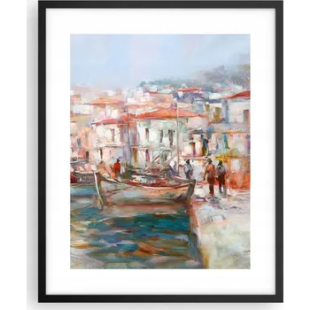 Obraz Obraz plakát na zeď v černém rámu 40x50 - motiv moře, plakáty do obýváku