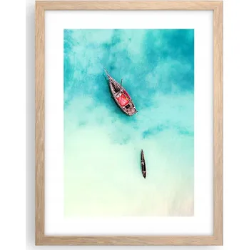 Obraz Obraz plakát v rámu světlý dub do obýváku 30x40 krajina plakáty na zeď