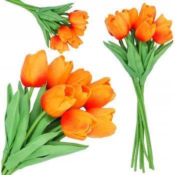 umělá květina TULIPÁNY UMĚLÉ KVĚTY na balkon jako by byly pravé, do vázy, dekorativní