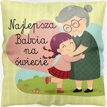 Polštář DEKORATIVNÍ POVLAK NA POLŠTÁŘ KE DNI PRADOBŘIČŮ 40x40 JASIEK DÁREK POLŠTÁŘ