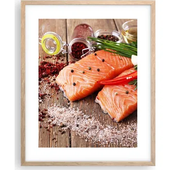 Obraz Obraz, plakát v rámu světlý dub 40x50 gastronomie, obrazy do obýváku