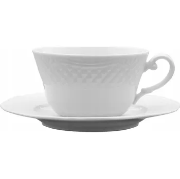 LUBIANA ARIANNA Šálek S Podšálkem Na Kávu Čaj Bílý 200 ml/16 cm