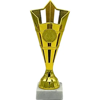 Sportovní pohár Ekonom NJE0515A Výška poháru: 19,5 cm, Barva: Zlatá