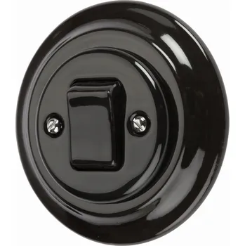 vypínač Keramický křížový vypínač pod omítku, jednoduchý