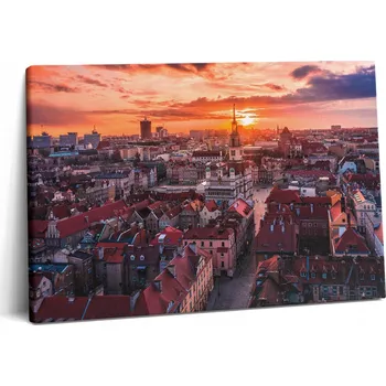 Obraz Obraz Canvas Plátno Moderní Do Předsíně Poznaň - Panorama 60x40 cm