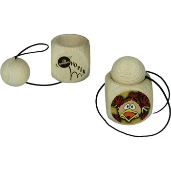 Dětský míč Lesní svět Dřevěný hopík - Ptáče